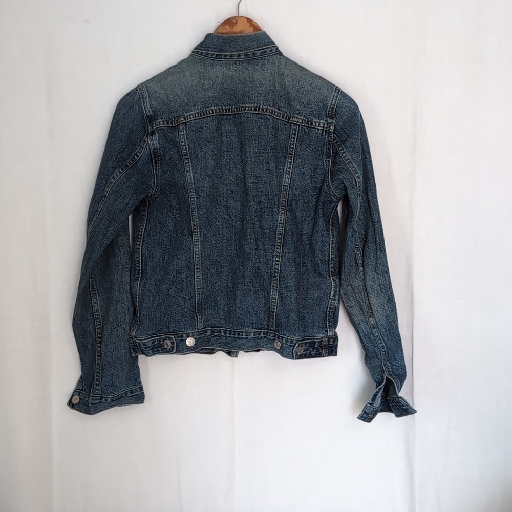 Gap Blue Denim Button Up Jacket Size Small - Picture 5 of 6